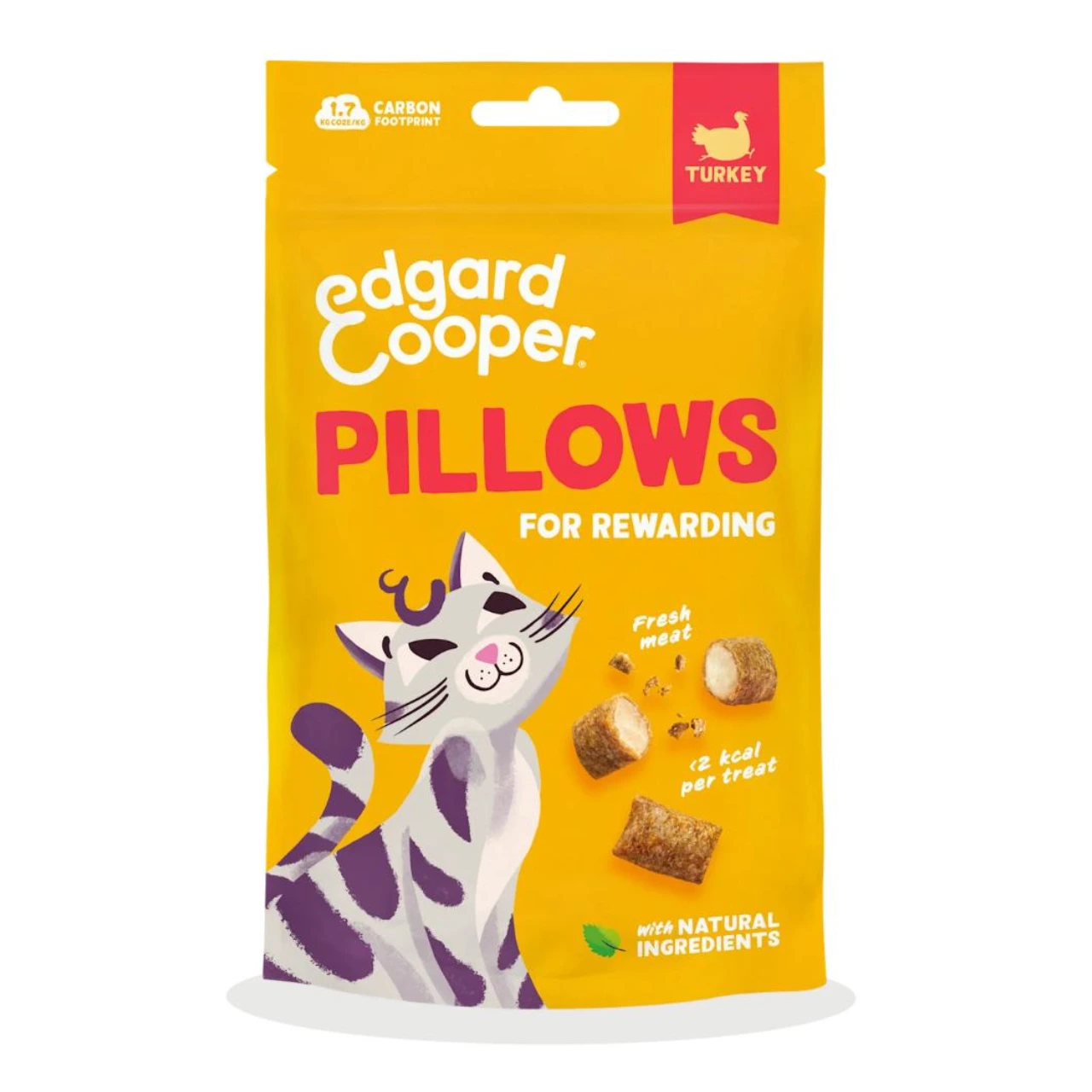Edgard & Cooper Pillows kattegodbidder kalkun 60 g